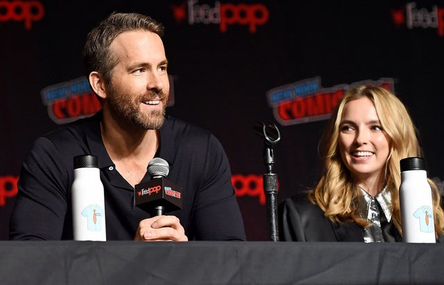 Ryan Reynolds and Jodie Comer at nycc 2019