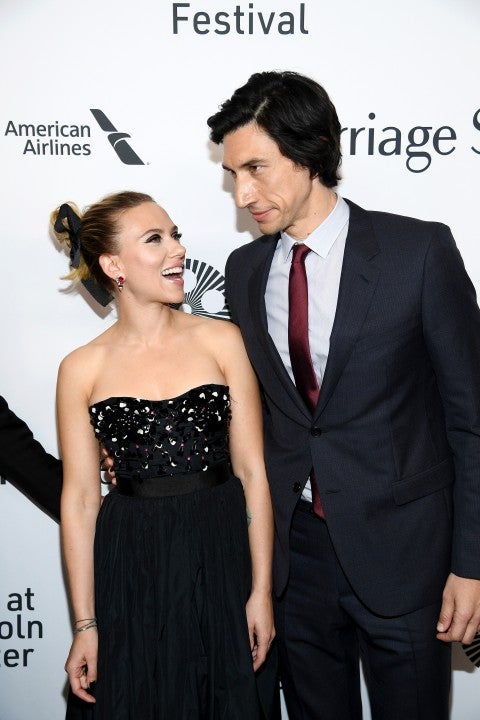 Scarlett Johansson and Adam Driver at  57th New York Film Festival