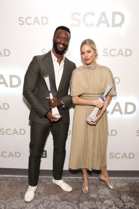 Aldis Hodge and Sienna Miller at SCAD