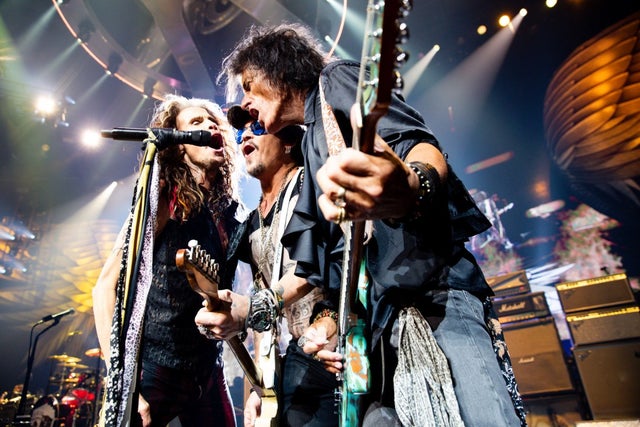 Johnny Depp and Aerosmith