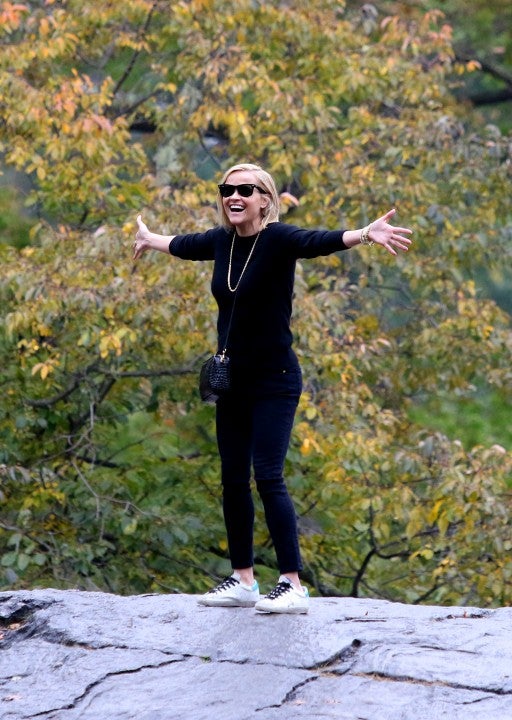 Reese Witherspoon in central park