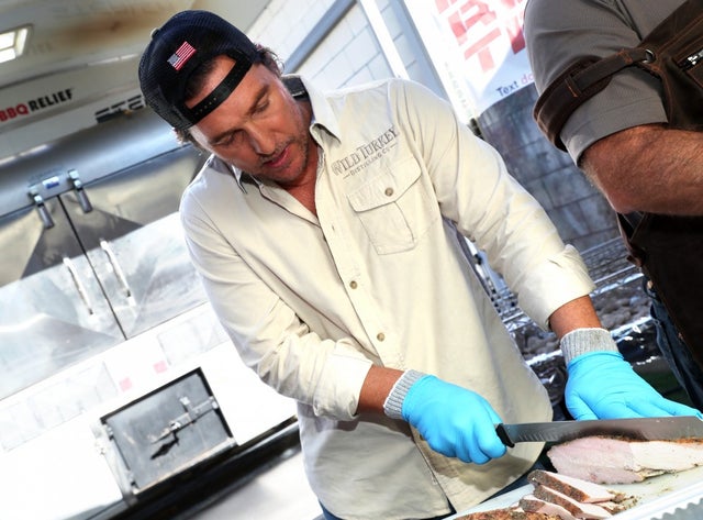 Matthew McConaughey at operation bbq relief