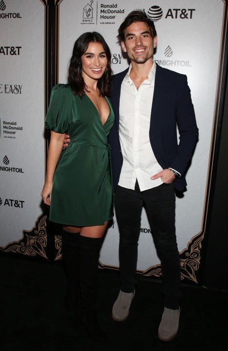 Ashley Iaconetti and Jared Haibon at the Give Easy event hosted by Ronald McDonald House Los Angeles at Avalon