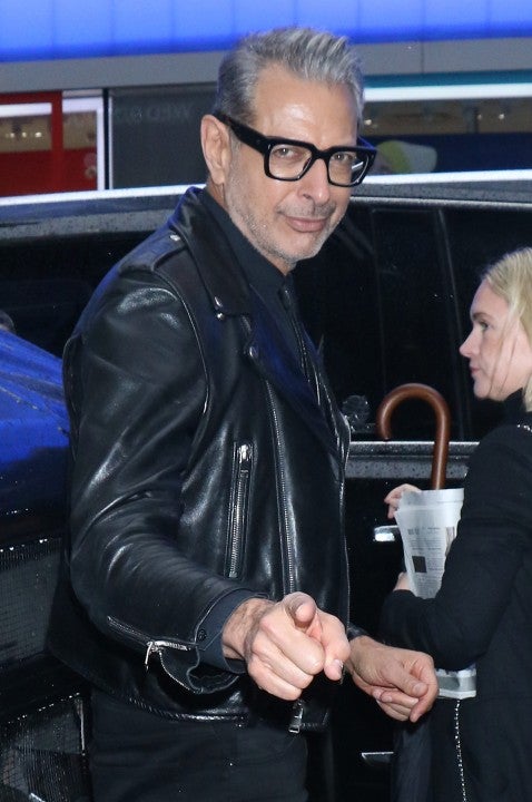 Jeff Goldblum in nyc on nov 12