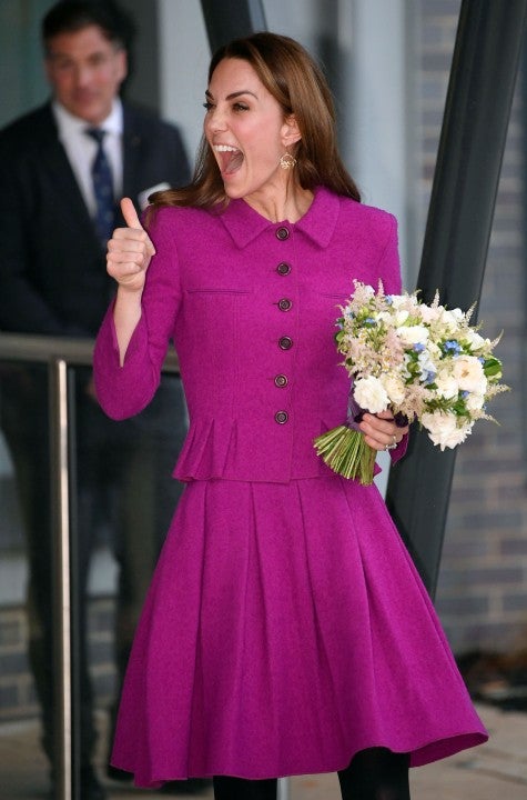 Kate Middleton thumbs up