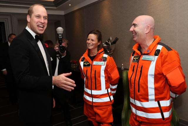 Prince William at London's Air Ambulance Charity gala