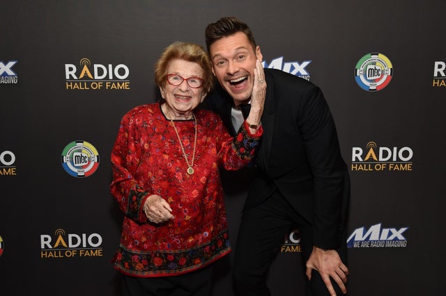 Dr. Ruth Westheimer and Ryan Seacrest