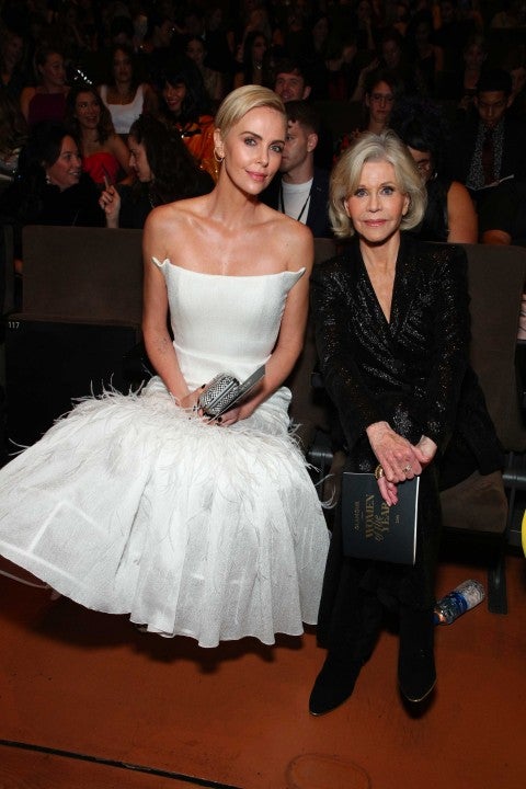 Charlize Theron and Jane Fonda at 2019 Glamour Women Of The Year Awards