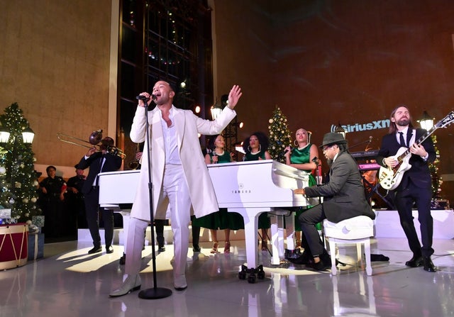 John Legend performs holiday siriusxm