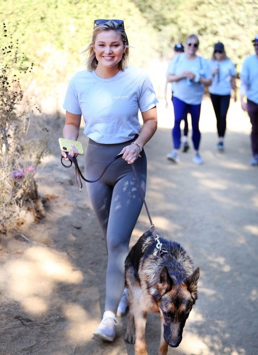 Olivia Holt hiking with neutrogena