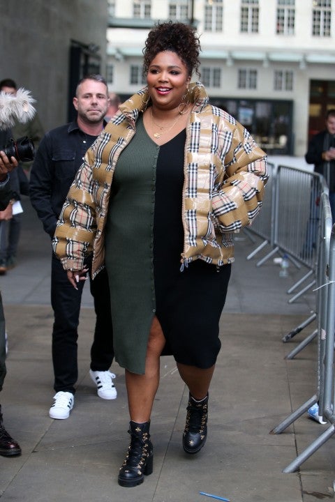 Lizzo at bbc radio 1 in london