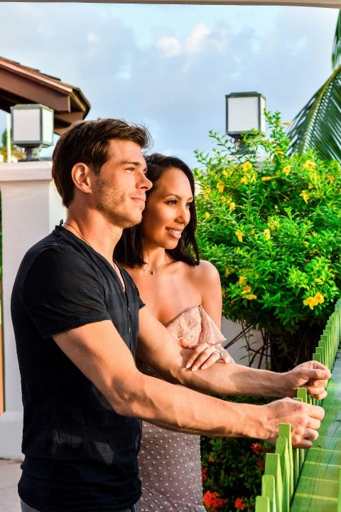 Cheryl Burke and Matthew Lawrence on vacation