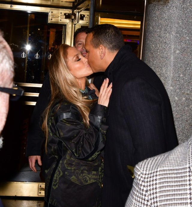 Jennifer Lopez and Alex Rodriguez in NYC in 2019