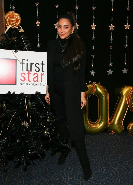 shay mitchell at first scholars holiday luncheon