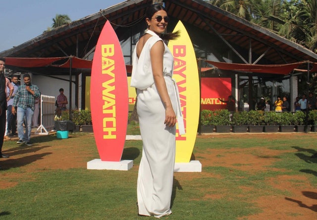 Priyanka Chopra Jonas at baywatch in india
