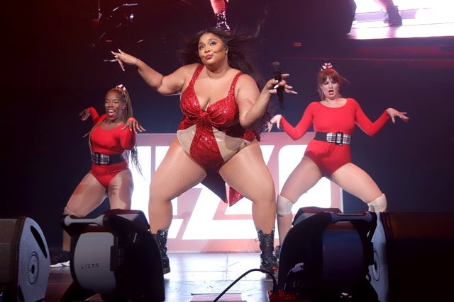 Lizzo performs in tampa