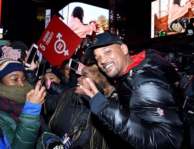 Will Smith at world's big sleep out