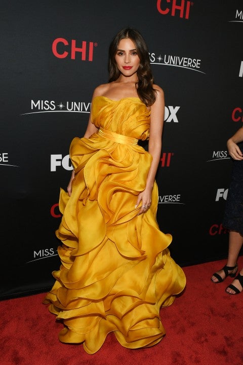 Olivia Culpo at 2019 miss universe pageant