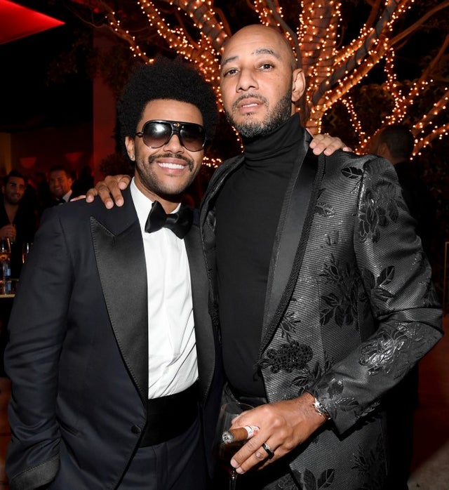 The Weeknd and Swizz Beatz AT Diddy bday party