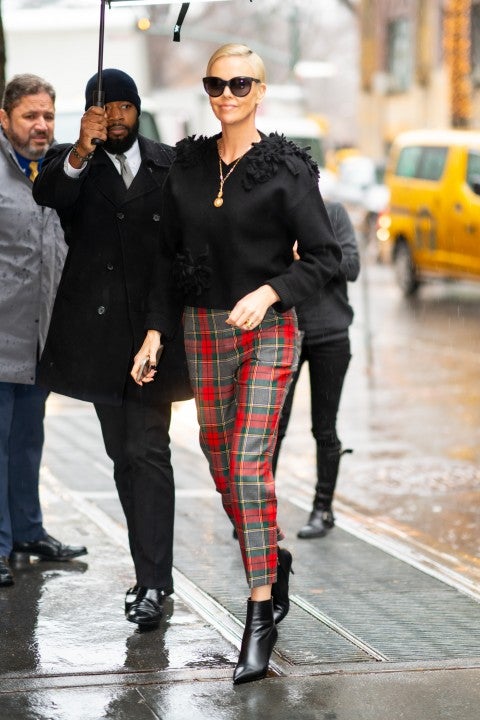 Charlize Theron in nyc on 12/17