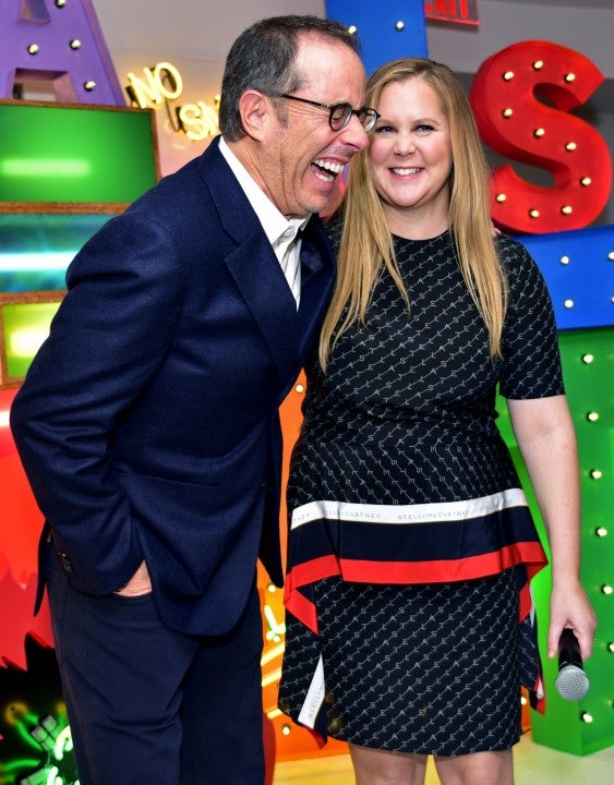 Jerry Seinfeld and Amy Schumer
