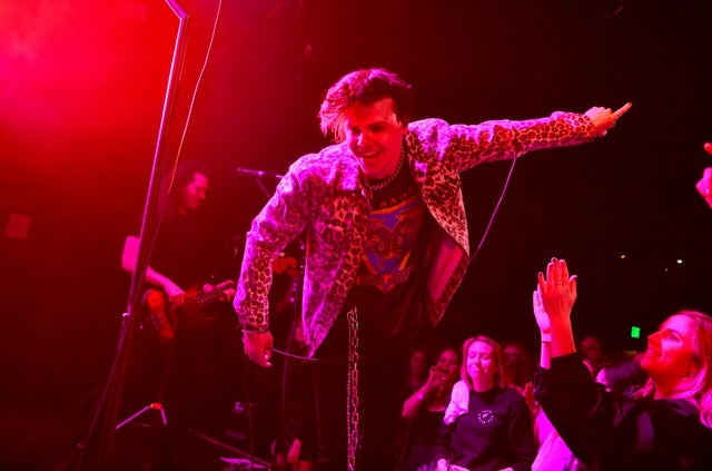 Yungblud performs onstage with Third Eye Blind during Less Noise, More Music! Lucky Brand presents 