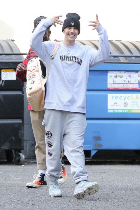 Justin Bieber leaves dance studio in LA 