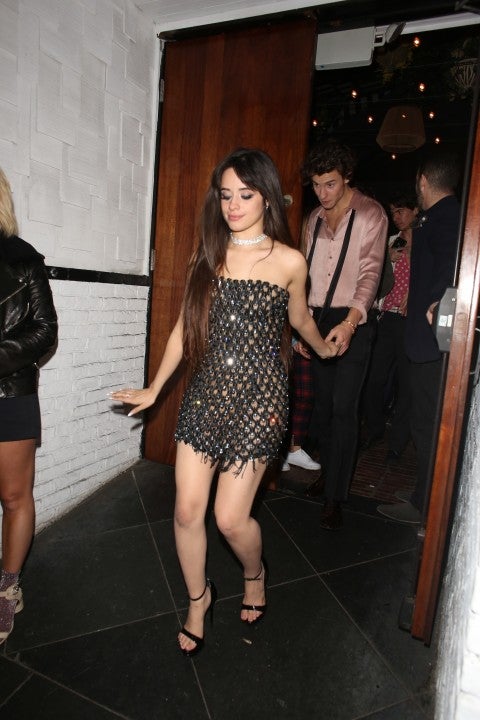 Camila Cabello and Shawn Mendes leave grammy afterparty