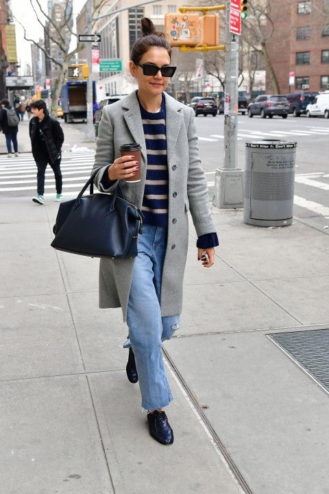 katie holmes in nyc on 1/27