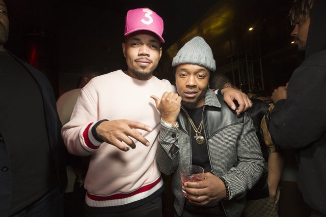 Chance the Rapper at pre-grammy party