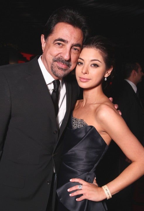 oe Mantegna and Gia Mantegna at the InStyle and Warner Bros. 68th annual Golden Globe awards post-party