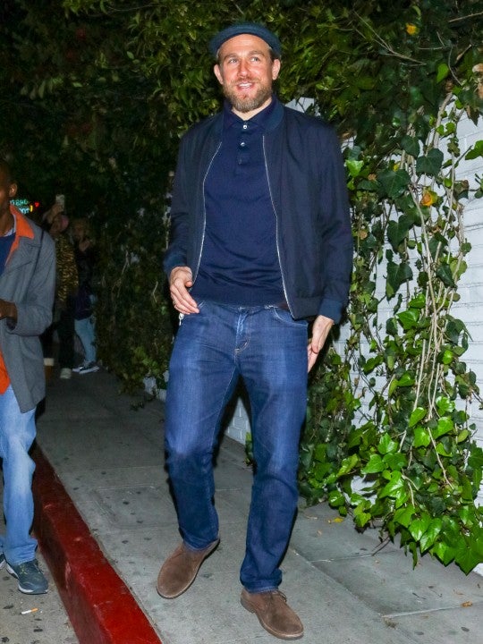 Charlie Hunnam on January 04 in Los Angeles