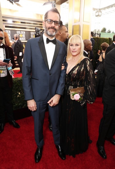 Eric White and Patricia Arquette at 2020 golden globes