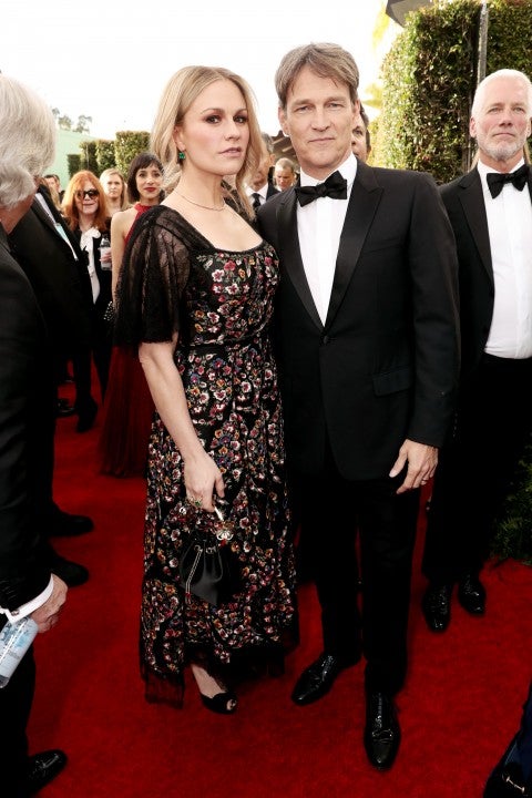 Anna Paquin and Stephen Moyer at 2020 golden globes