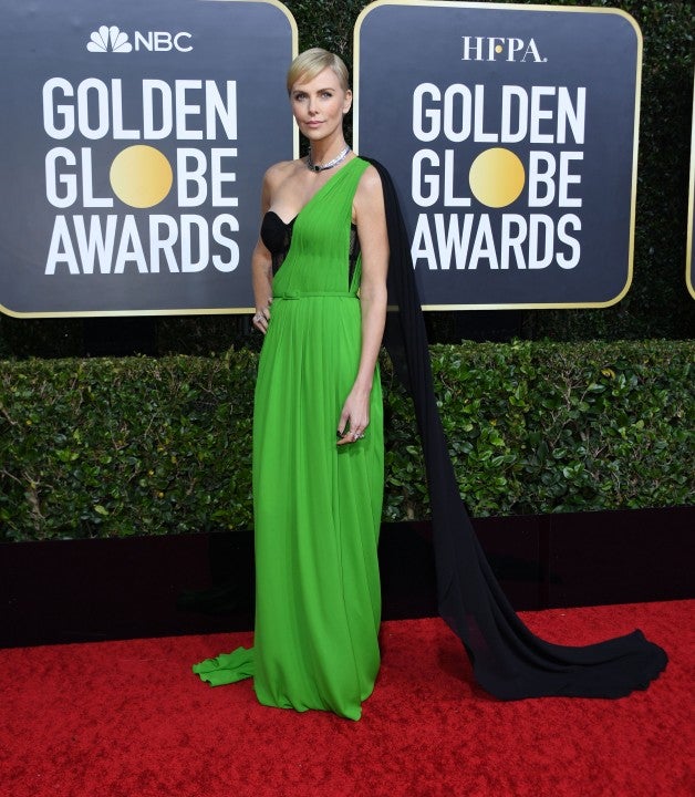 Charlize Theron at 2020 golen globes
