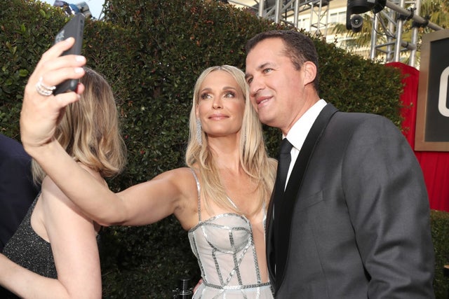 Molly Sims and Scott Stuber at 2020 golden globes