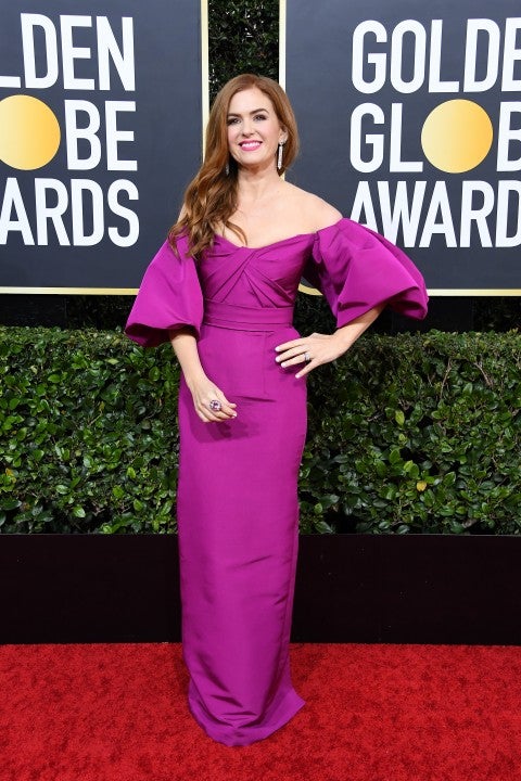 Isla Fisher at the 77th Annual Golden Globe Awards