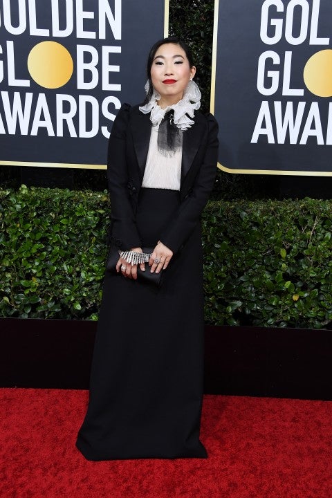 Awkwafina at the 77th Annual Golden Globe Awards