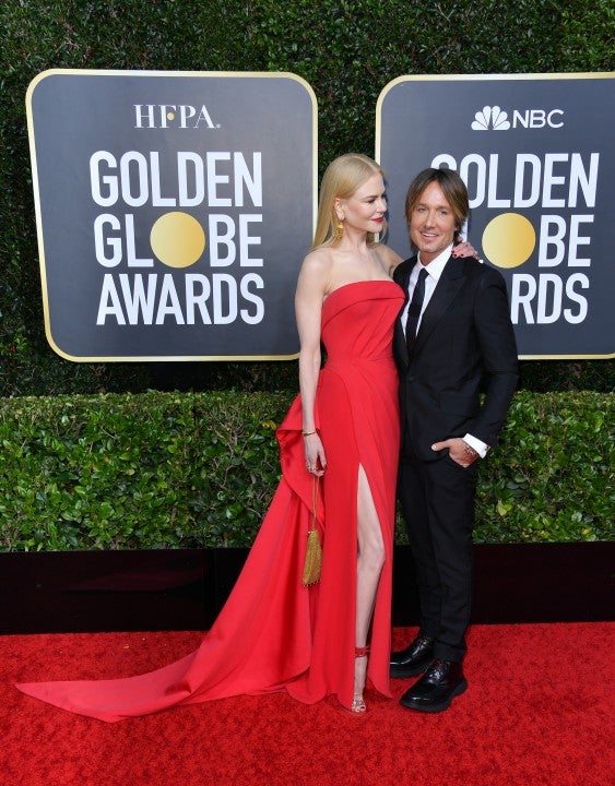 Nicole Kidman and Keith Urban at 2020 golden globes