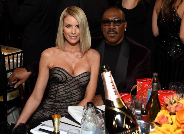 Paige Butcher and Eddie Murphy at 2020 golden globes