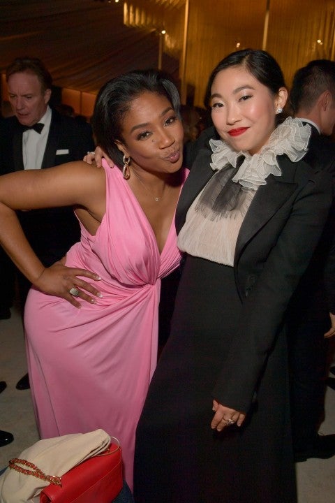 Tiffany Haddish and Awkwafina at The 2020 InStyle and Warner Bros. 77th Annual Golden Globe Awards Post-Party 
