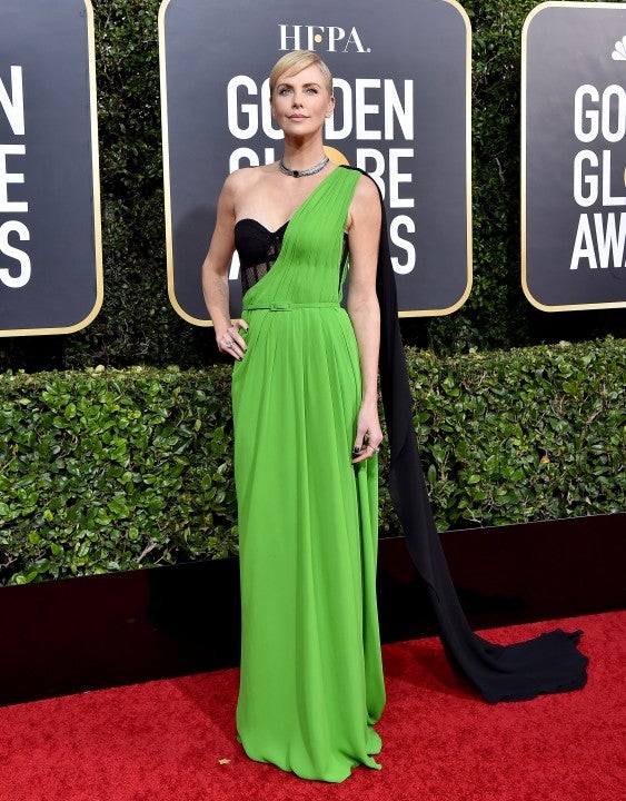 Charlize Theron at the 77th Annual Golden Globe Awards