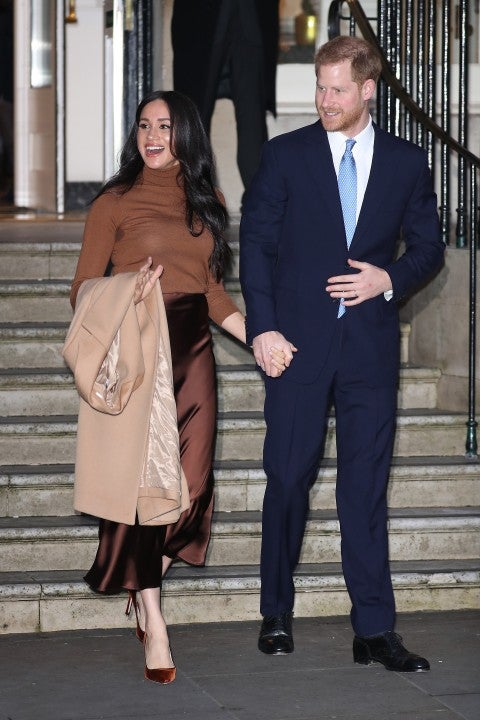 Meghan Markle and Prince Harry at canada house