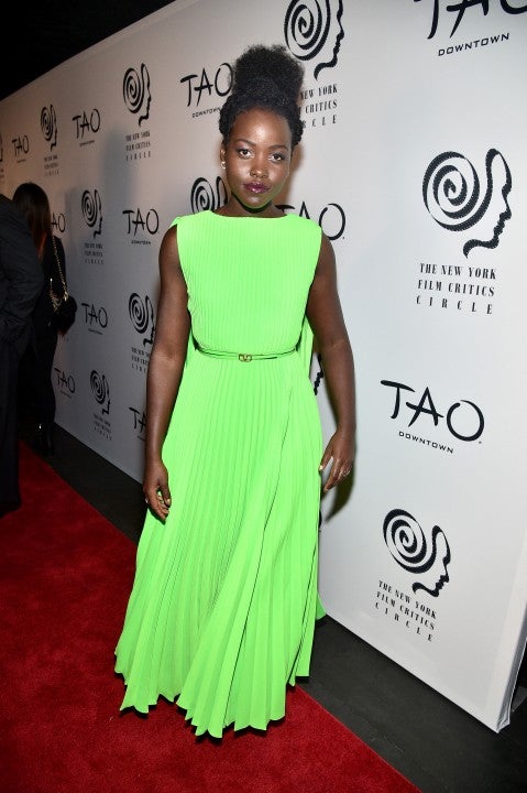 Lupita Nyong'o at the 2019 New York Film Critics Circle Awards
