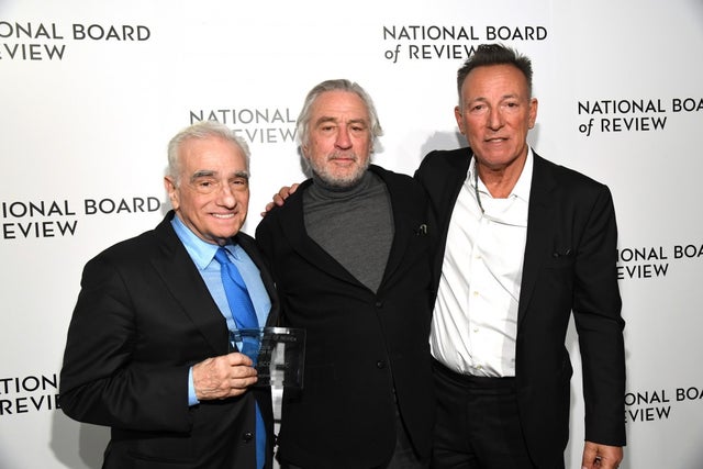 Martin Scorsese, Robert DeNiro and Bruce Springsteen
