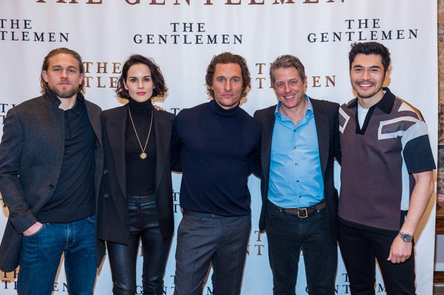 Charlie Hunnam, Michelle Dockery, Matthew McConaughey, Hugh Grant and Henry Golding