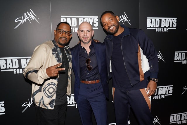 Martin Lawrence, Pitbull and Will Smith