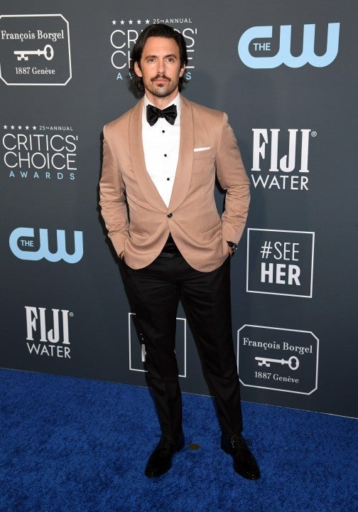 Milo Ventimiglia at 2020 Critics' Choice Awards