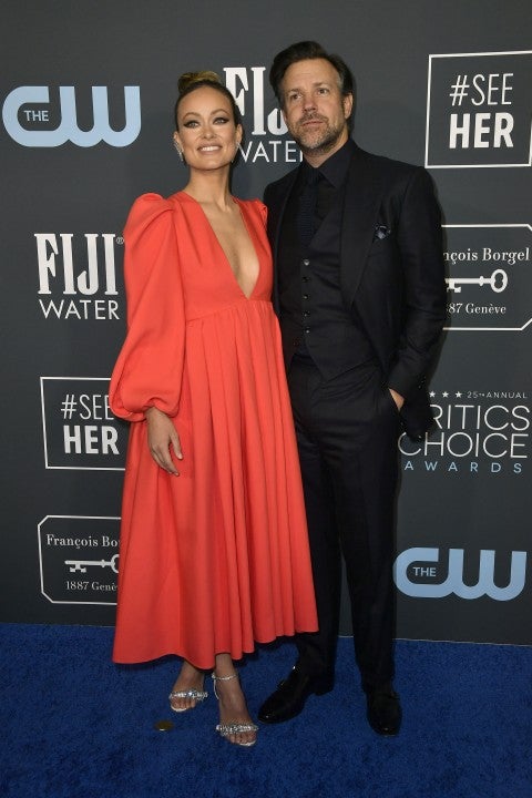 Olivia Wilde and Jason Sudeikis at 2020 Critics' Choice Awards