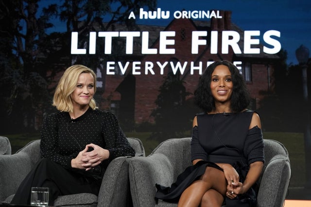 Reese Witherspoon and Kerry Washington at Hulu TCA panel